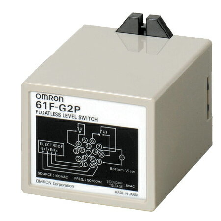 オムロン　61F-G2P AC100 フロートなしスイッチ　プラグインタイプ　（一般用）　14ピンタイプ　増水警報を兼ねた自動給・排水