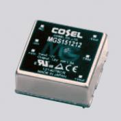 コーセル（cosel）　MGS151205　絶縁型DC/DCコンバータ　最大出力電力15W　DC出力5V　3A　入力電圧DC9〜18V　オンボードタイプ超小型・高効率