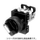 富士電機 AM22PR-210B φ22 丸フレーム セレクタスイッチ ツマミ形 2ノッチ手動 接点構成1a 黒