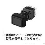 在庫品 富士電機 AH164-TLY22E3 φ16 照光押しボタンスイッチ 長角平形(□18x24) 閉鎖形 LED DC24V 接点構成2a2b(モメンタリ) 黄