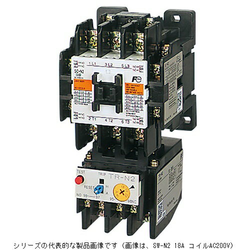 富士電機　SW-N2 主回路AC200V 5.5KW コイルAC100V 電磁開閉器 （サーマルリレー付）