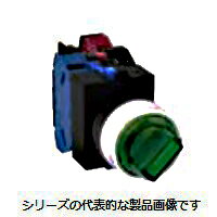 IDEC ASLW22611DG（緑） φ22 TWシリーズ 照光セレクタスイッチ 90°-2ノッチ LED照光 AC200/220V