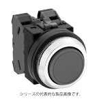 IDEC　ABN102G（緑） φ30 TWNシリーズ 押ボタンスイッチ 平形 モメンタリ形　接点構成2b