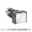 IDEC AL6H-M14PG（緑） 照光押ボタンスイッチ 長角形 モメンタリ形 接点構成1c LED AC/DC24V 保護構造IP65