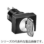 IDEC　AS6H-2KT1A　φ16 A6シリーズ 鍵付セレクタスイッチ 鍵操作形 90°-2ノッチ 全抜け 接点構成1c