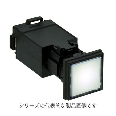 IDEC　HW2P-1H2PW（ピュアホワイト）　φ22 HWシリーズ パイロットライト 角平形 記名式 LED照光 AC100/..