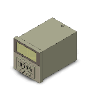 オムロン H3CA-8 AC200/220/240V ソリッドステート・タイマ 表面取付/ 埋込み取付（共用） 48×48mm パワーオンディレー動作 8Pソケット接続 0.1s～9990h 接点出力リレー2c（限時）