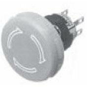 富士電機　AH165-VR01　φ16 押しボタンスイッチ プッシュロック形（φ32） 防油形 接点構成1b（プッシュロック〜ターンリセット）