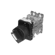 富士電機　AR22PCR-3044B　丸フレーム φ22（φ25） ツマミ形 セレクタスイッチ 3ノッチ 手動/各45° 接点構成2a2b