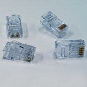 ユーボン　MP588-100P（100個入）RJ-45モジュラープラグ　CAT5E対応（単線・より線用）パンドウイット製