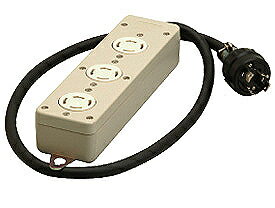 明工社　MR2933　接地3P20A　引掛け3ロタツプ　コード1m