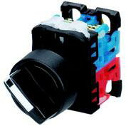 富士電機　AR22PL-311E3R　丸フレーム φ22（φ25） ツマミ形 照光セレクタスイッチ 3ノッチ 手動/各45° LED　AC/DC24V 接点構成1a1b