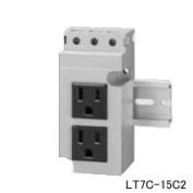 富士電機　LT7C-15C2　DINレール取付形端子台付コンセント