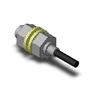 オムロン　E2C-X1A 3M　アンプ分離近接センサ（ボリウムタイプ） センサヘッド シールド M5×0.5mm 検出距離1mm コード引き出しタイプ (3m)