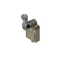 オムロン　D4C-2220　汎用タテ型小形リミットスイッチ ローラ・レバー形(R38) 接点構成1c VCTF 耐油ケーブル 3m