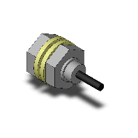 オムロン　E2C-X1R5AH 3M　アンプ分離近接センサ（ボリウムタイプ） センサヘッド シールド M8×1mm 検出距離1.5mm コード引き出しタイプ (3m)