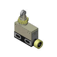 オムロン　D4E-1B20N　小形封入スイッチ コード無し一般形 クロス・ローラ・プランジャ形 ねじ締めつけ端子方式