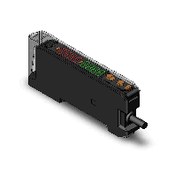 オムロン　E2C-EDA11 2M　アンプ分離近接センサ（高精度デジタルタイプ） アンプユニット 直流3線式 動作モード NO/NC(切替式) NPN 自己診断出力機能 コード引き出しタイプ (2m)