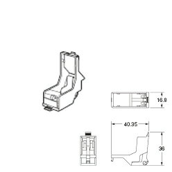 オムロン　P2CM-S ねじなしソケット用 リリースレバー　適合ソケットP2RF-05-S、P2RF-08-S用