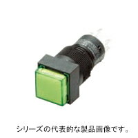 オムロン　A3CA-90A1-24EG 押ボタンスイッチ φ12 2回路双断形1a1bモーメンタリ LEDランプ照光　DC24V　正方形　緑