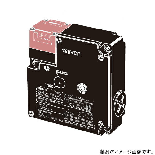 オムロン　D4NL-2DFG-B　小形電磁ロック・セーフティドアスイッチ 一般型キー ソレノイドロック/メカリリース G1/2 ※操作キーは別売