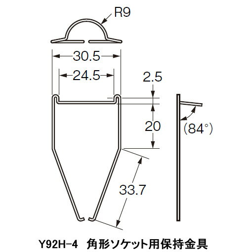 オムロン　Y92H-4　ソケット用フック