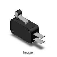 オムロン　V-155-1A5　小形基本スイッチ ヒンジ・ローラ・短レバー形 定格15A 接触仕様1c 2.35N はんだ..