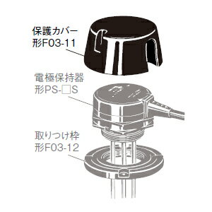 オムロン F03-11 (保護カバー) 電極保持器形PS-□Sおよび形BF-3、BF-5用 フロートなしスイッチ関連