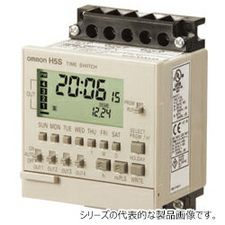 オムロン　H5S-WFA2　72×72mm AC100～240V 週間2chタイプ 和文表記形式 表面取りつけ デジタル・タイムスイッチ