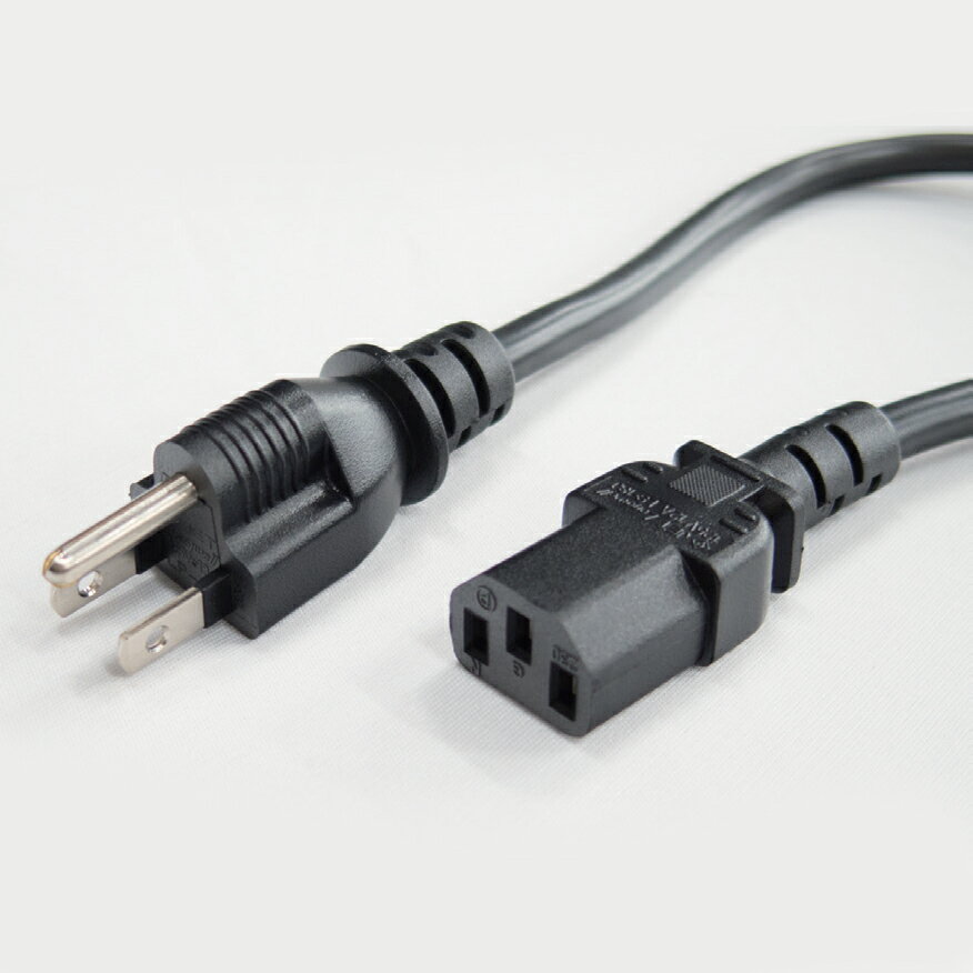 ユーボン　PCD-L3318（1.83m）アース付3P電源コンセント　定格12A-125V（VCT-F3C1.25）