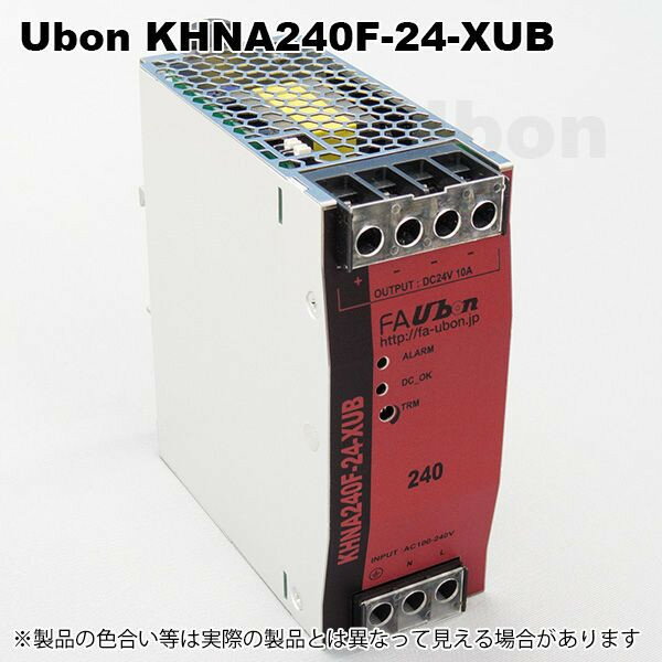 ユーボン KHNA240F-24-XUB DINレール専用電源 24V 240W 製造元：COSEL（コーセル）