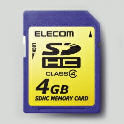 エレコム MF-FSDH04G(4GB) SDHCメモリカード 最大20MB/sec高速転送 CPRM搭載 エレコム MF-FSDH04G(4GB) SDHCメモリカード 最大20MB/sec高速転送 CPRM搭載