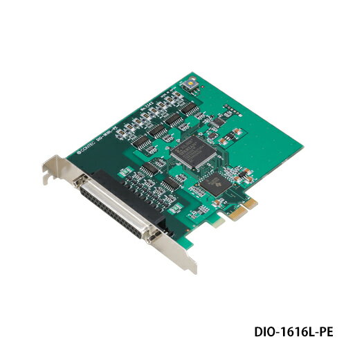 コンテック DIO-1616L-PE PCI Express対応 絶縁型デジタル入出力ボード