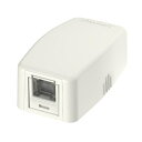パンドウイット JOQ1H600 CAT6 ローゼットボックスキット シャッター付き 1個口