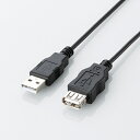 エレコム　U2C-JE05BK（0.5m）　エコUSB2.0延長ケーブル(AM-AFタイプ)