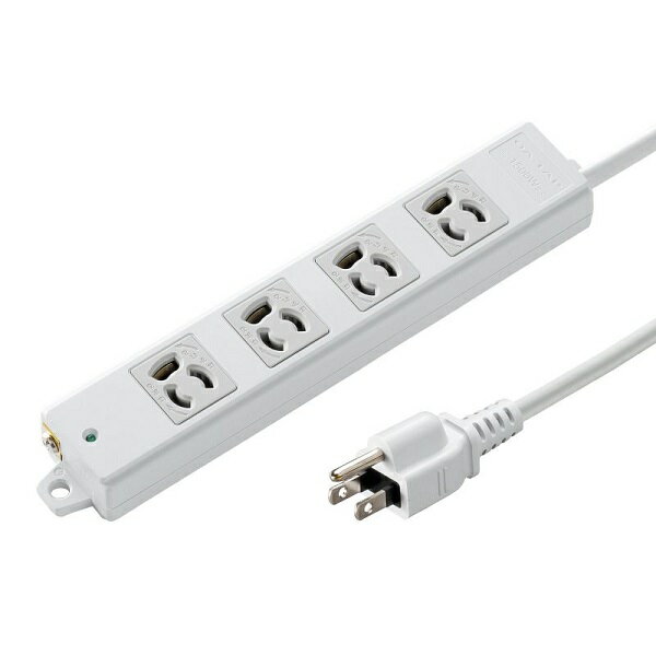 サンワサプライ　TAP-KS4-5（5m）　抜け止めOAタップ（4個口）