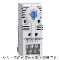 日東工業　PTV-M61AT　可変式温度調節器　ユニットタイプ（端子台付）　温度設定範囲0〜+60℃　a接点　ヨコ33xタテ80xフカサ40mm