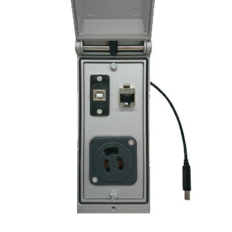 篠原電機 PCW-V-LAN-CAT6 PCコネクタBOX（防じん・防水型）IP55