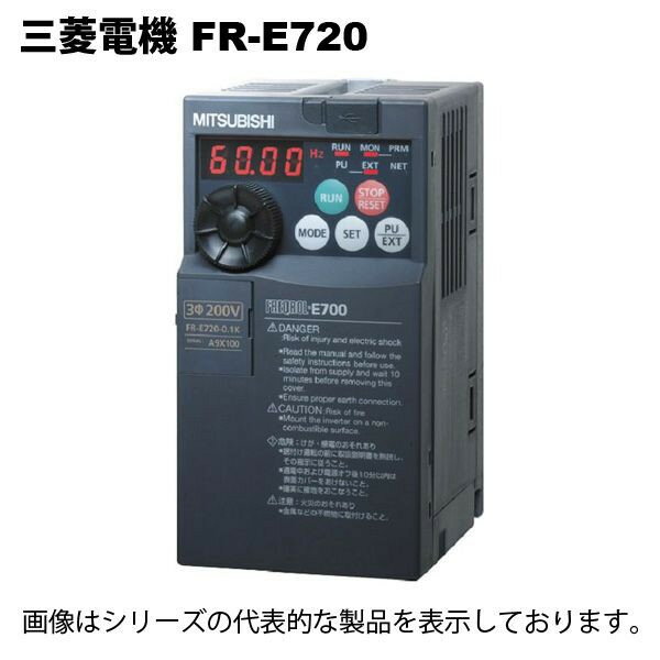 三菱電機 FR-E720-0.75K FREQROL-E700シリーズ インバータ本体 三相200V 0.75kW