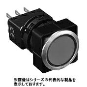 IDEC　LW6ML-M1C24MY（黄）　照光押ボタンスイッチ 丸形 モメンタリ形　接点構成2c　取付穴サイズφ25.3