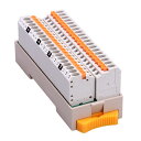 東洋技研 PCXV-TB19 コネクタ端子台 スプリングロック式 19極 端子間ピッチ3.5mm 寸法(幅)28.5mm