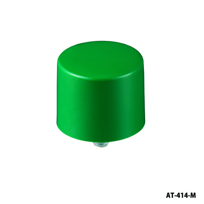 NKKスイッチズ　AT-414-M　M12ブッシング用φ13.2丸ボタン　色：緑