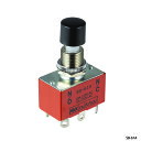 NKKスイッチズ SB-61A 2極双投 端子はんだ 電流容量抵抗負荷10A125VAC 小形押ボタンスイッチ