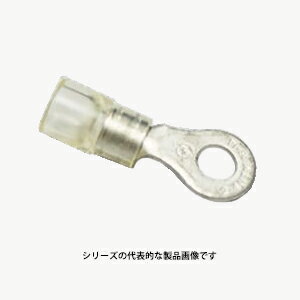 ニチフ　TMEX 1.25-4-CLR（透明）（100PCS）　銅線用　環境配慮形絶縁被服付圧着端子
