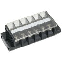 パトライト(KASUGA) TXM 30 06 ねじ端子台(組式)組端子台 固定端子台 定格50A 6P M5ネジ セルフアップ