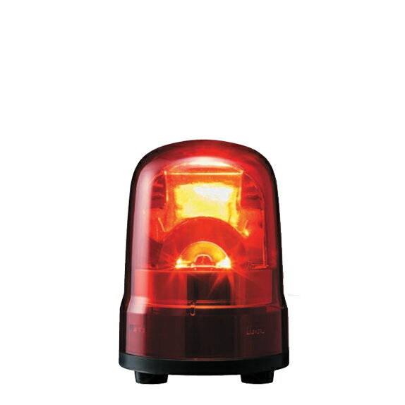 パトライト SKH-M2JB-R 小型回転灯 Φ100 AC100～240V 赤色 LEDタイプ ブザー付き キャブタイヤコード