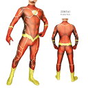 Zentai レッド ファスナー付き 全身タイツ 赤 黄 ボディースーツ アメコミ アニメ ゲーム コスプレ ヒーロー 全タイ 大人用 仮装 コスチューム マッチョ 衣装 cosplay ハロウィン GT-LINE Favolic