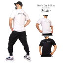 モノクロ ドライ Tシャツ マッスル スリム 半袖 メンズ ブラック ホワイト メンズ マッチョ 速乾 筋トレ ジョギン トレーニング 父の日 スポーツ GT-...
