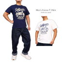 アメカジ バイク Tシャツ コットン 半袖 メンズ ワークスタイル メンズ ストライプ 父の日 スポーツ アメリカン カジュアル Favolic ファボリック