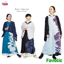 昇り菊 ワンピース&羽織セット 羽織 レーヨン 花柄 現代和装 レディース カーディガン 和服 着物 UVカット 日本 和柄 和風 和モダン 昭和レトロ 母の日...